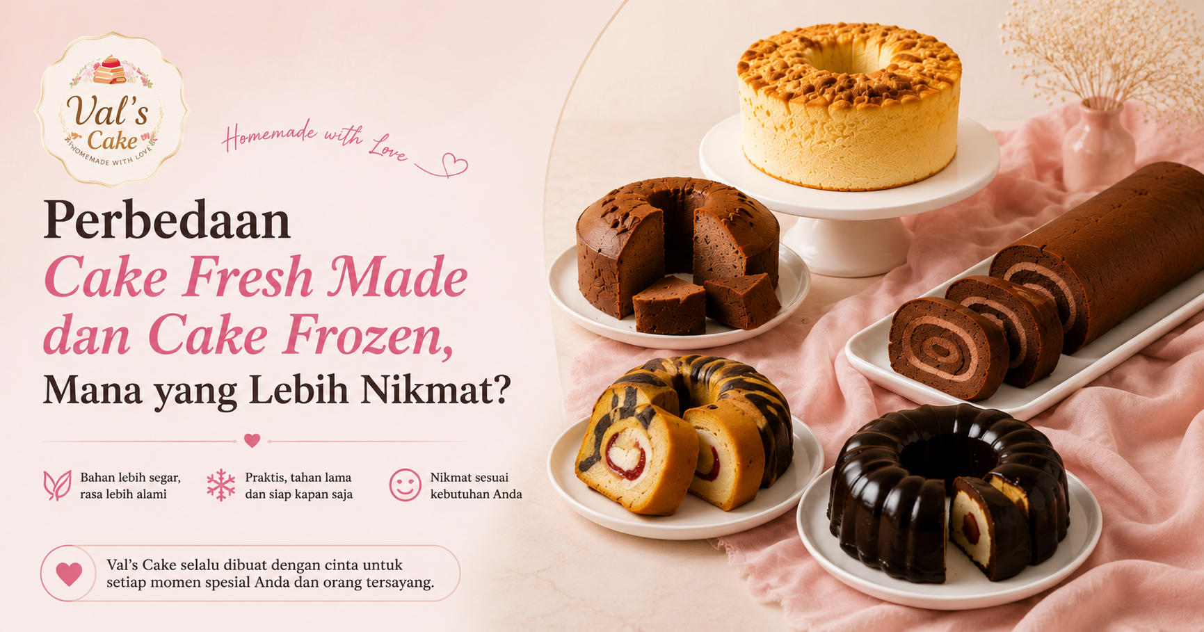 Perbedaan Cake Fresh Made dan Cake Frozen, Mana yang Lebih Nikmat?